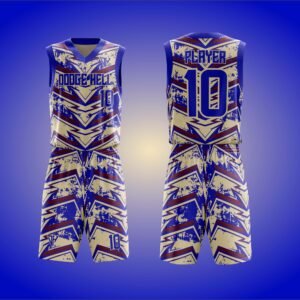 Blue Lightning Basketball Uniform